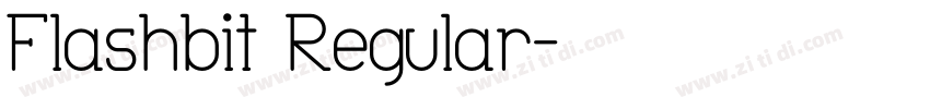 Flashbit Regular字体转换